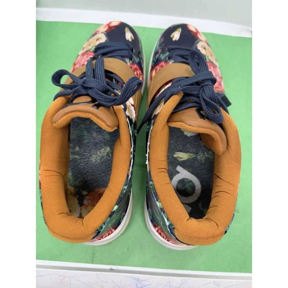 Nike KD 7 EXT Floral QS Midnight Navy Hazelnut 726438-400 Mens Size 11 Sneaker